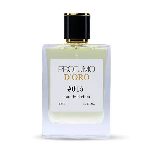 Profumo D’oro #015 – markanter Herrenflakon, Hauptansicht des würzig-süßen Eau de Parfum